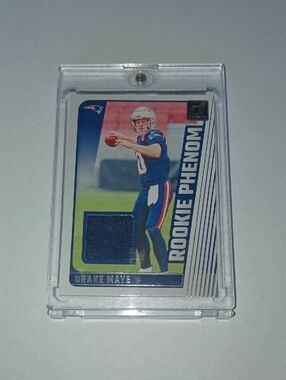 Panini Drake Maye Rookie #RPJ-DMA Phenomenon Card - Navy/White/Red
